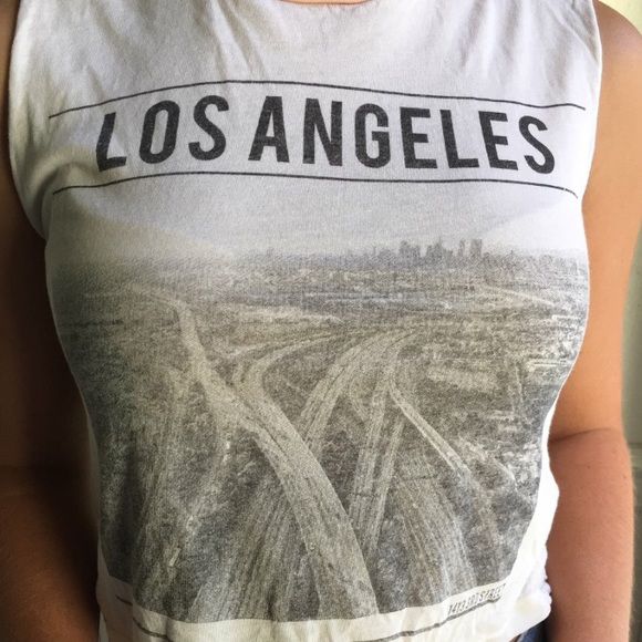 Brandy Melville Muscle Tee “Los Angeles” - Picture 2 of 4